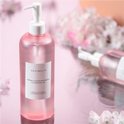 Глубокоочищающее гидрофильное масло Graymelin Fresh Cherry Blossom Cleansing Oil, 400 мл