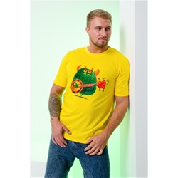 Мужская футболка 18045 Желтый