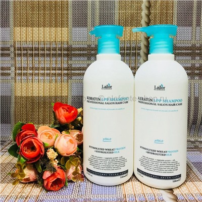 Шампунь с кератином Lador Keratin LPP 530 ml (125)