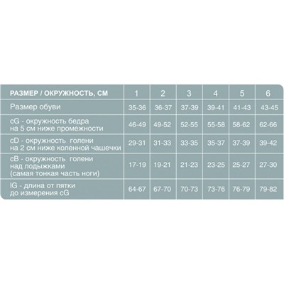 Чулки компрессионные антиварикозные (1 класс, 18-22 мм.рт.ст.) Ergoforma 211