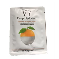 Тканевая маска для лица Bioaqua V7 Deep Hydration Orange