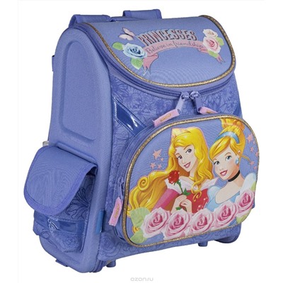 Ранец школьный Kinderline "Princess", цвет: сиреневый