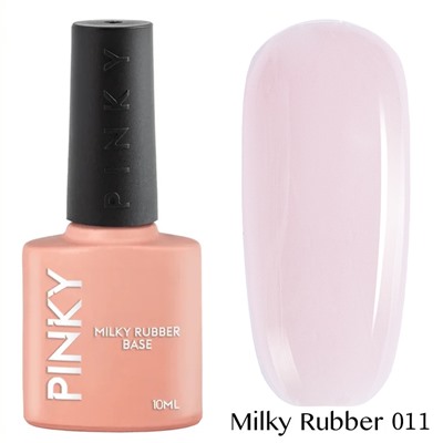 Каучуковая база PINKY Milky Rubber Base 011 10мл. (нежный, розово-бежевый)