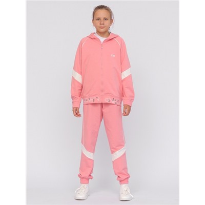 CWJG 90116-27 Костюм для девочки (толстовка, брюки),розовый