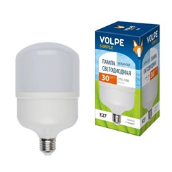 Лампа светодиодная с матовым рассеивателем LED-M80-30W/NWE27/FR/S белое свечение