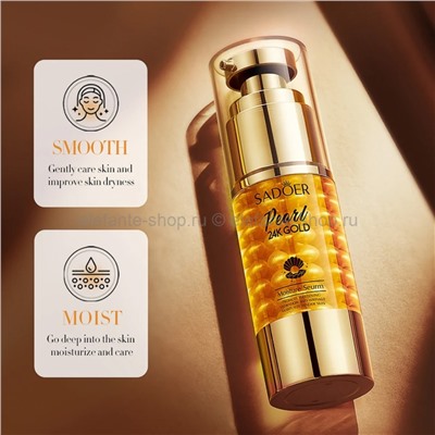 Сыворотка для лица Sadoer Pearl 24K Gold Moisture Serum 35g