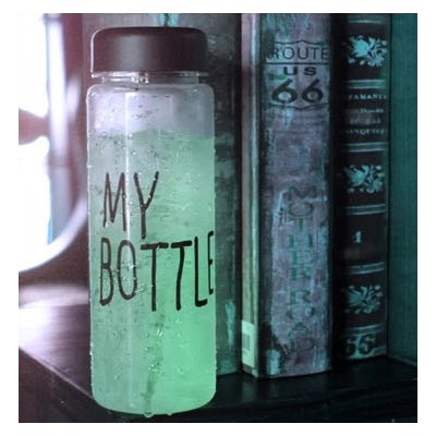 Бутылка My Bottle Голубая крышка