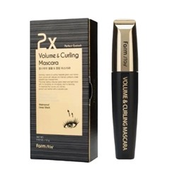 FarmStay Тушь для ресниц объемная и подкручивающая - Volume & curling mascara, 12г