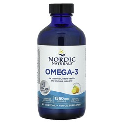 Nordic Naturals, омега-3, лимон, 237 мл (8 жидк. унций)