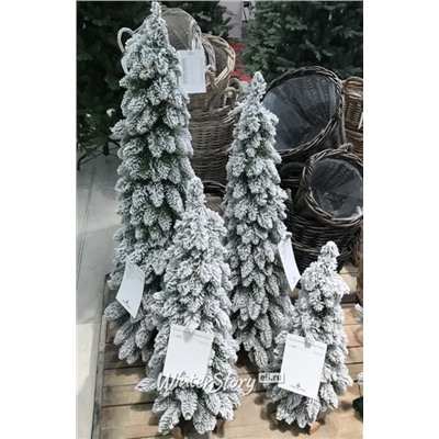 Искусственная елка Лесная Свечка заснеженная 152 см, ПВХ (National Tree Company)