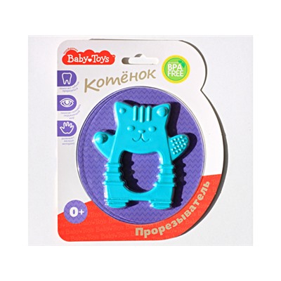 Прорезыватель "Котенок" Baby Toys 04131