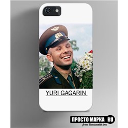 Чехол на iPhone с фото Гагарина