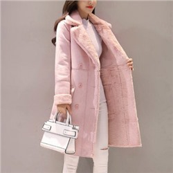 Пальто женское, арт КЖ147, цвет:розовый