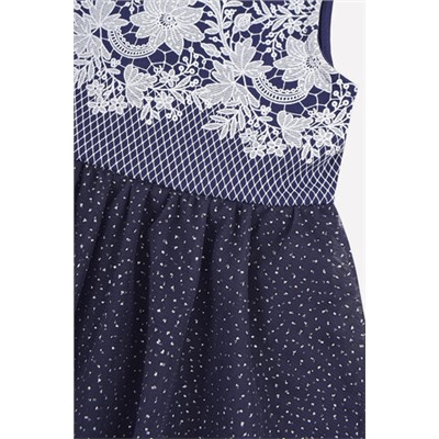 Платье  для девочки  К 5663/фиолетово-синий
