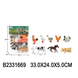 Набор домашних животных 8шт. в пакете (303-107, 2331669)