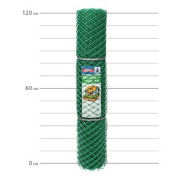 Сетка для пергол, шпалер З-35 (яч.35х35мм) рулон 1,2х10м (зеленый) пластиковая