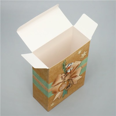 Складная коробка «С Новым Годом», 16 × 23 × 7.5 см