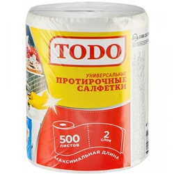 Салфетки TODO Универсальные 2сл 500л белый (3542)