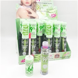 MAGIC Your Life  Блеск для Губ с кисточкой ALOE VERA 99% Проявляющи  (LC-833)  (ТВ-2444)