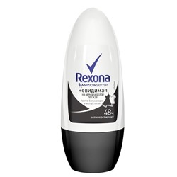 Дезодорант Шариковый Rexona Антиперспирант Невидимая на черной и белой одежде 50 мл