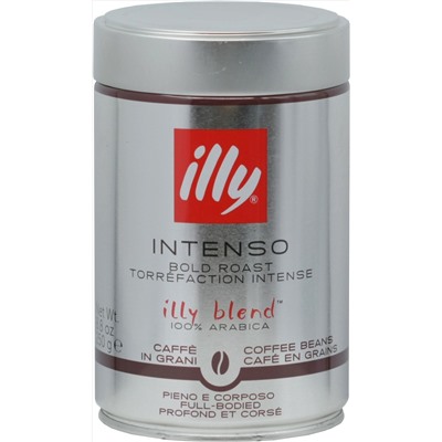 illy. Intenso (зерновой) 250 гр. жест.банка