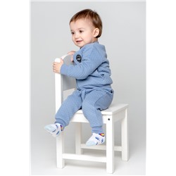 брюки для новорожденных  К 400486/серо-голубой(быстрые машинки)
