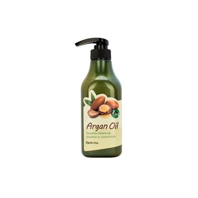 Шампунь-кондиционер 2в1 для волос Farmstay Argan Oil Volume Up  530 ml с арганой