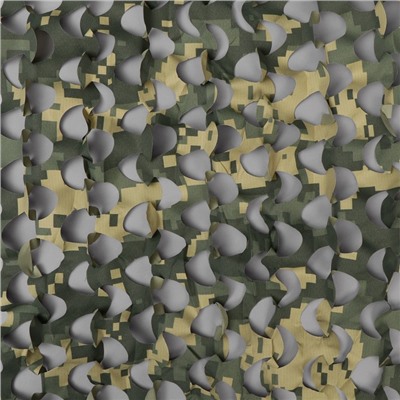 Сетка маскировочная, 6 × 2,2 м, зелёно-серая, «Пейзаж Полынь»