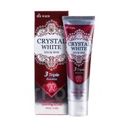 Зубная паста Mukunghwa  Crystal white, 110г отбеливающая с ароматом мяты и клюквы