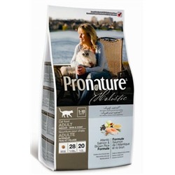 Pronature Holistic корм для кошек, для кожи и шерсти, лосось с рисом