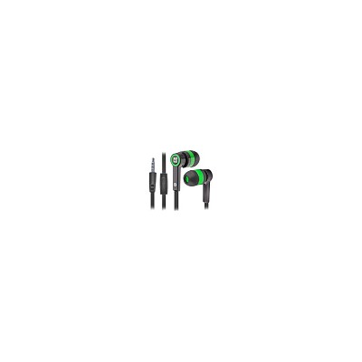 Гарнитура для смартфонов Pulse 420 черный + зеленый, вставки DEFENDER  63422