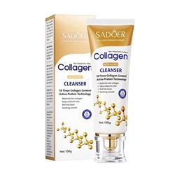 Пенка для умывания с коллагеном Sadoer Collagen Anti-Aging Cleanser 100мл