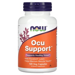NOW Foods, Ocu Support, 120 растительных капсул