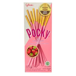 Палочки бисквитные Pocky клубника 21гр