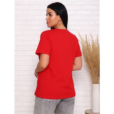 Баланс(красный) футболка женская