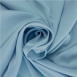 Ткань шелк Армани 90г/м² 97% ПЭ 3% Спандекс шир.150см арт.TBYArm-028 цв.28 св.голубой уп.1м