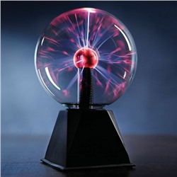Светильник Плазменный шар тесла 20,5 см магический с подсветкой