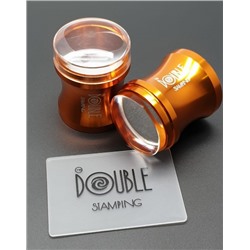 Штамп металл золотой Double Stamping