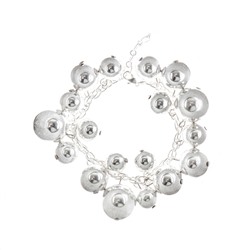 "Лидия" браслет в серебряном покрытии из коллекции "Гальванопластика" от Jenavi