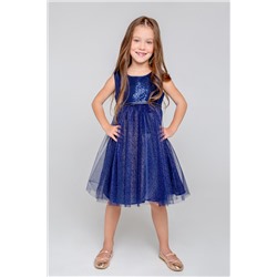 Платье  для девочки  ТК 52088/темно-синий