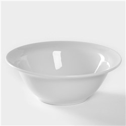 Тарелка фарфоровая «Идиллия», 550 мл, d=17 см, белая