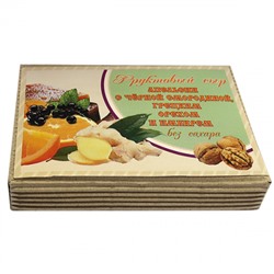 Фруктовый сыр Апельсин с черной смородиной, грецким орехом и имбирем, 250г  (15шт/кор)