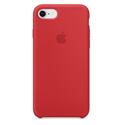 Силиконовый чехол для Айфон 7/8 -Красный (PRODUCT)RED