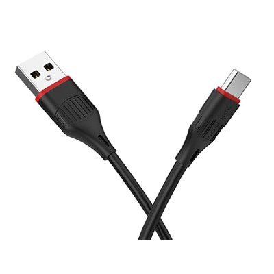 Дата-кабель USB 2.0A для Type-C Borofone BX17 TPE 1м (Black)