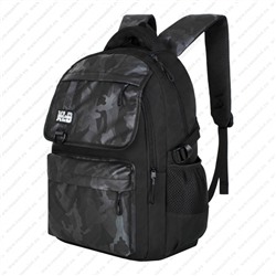 Молодежный рюкзак MERLIN 0134 черно-серый