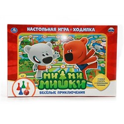 216668 НАСТОЛЬНАЯ ИГРА-ХОДИЛКА"УМКА" МИ-МИ-МИШКИ.ВЕСЕЛЫЕ ПРИКЛЮЧЕНИЯ В РУСС.КОР.46905901011 в к.20шт