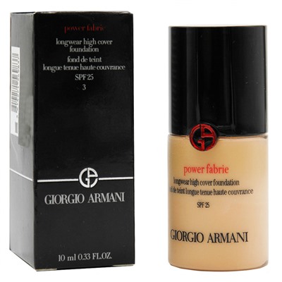 GIORGIO ARMANI Power Fabric Тональный крем для лица стойкий SPF 25, 30 мл