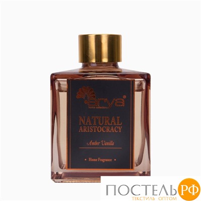 Диффузор ароматический с палочками Arya Nature Aristocracy 180 ml Amber Vanilla Коричневый