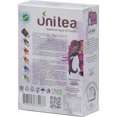 UNITEA. PEKOE 100 гр. карт.пачка