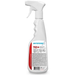ИНТЕРХИМ 703 + Усиленное средство регулярной очистки поверхностей в санитарных помещениях, 0,5л+спрей